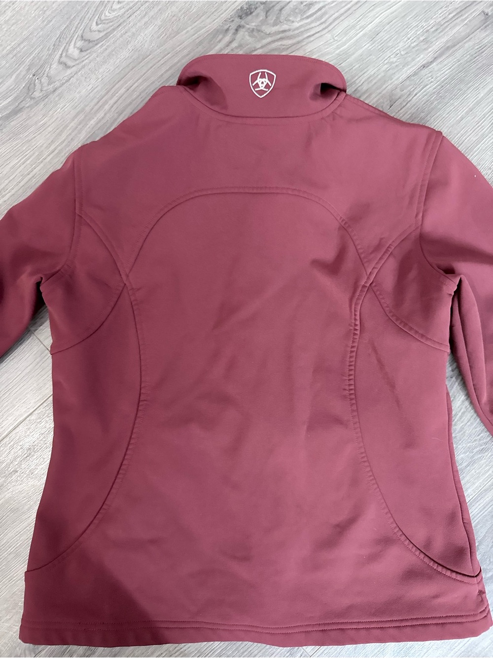 Ariat woman’s burgundy fleece lined jacket